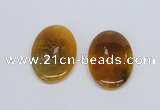 NGP2746 35*50mm oval agate gemstone pendants wholesale