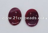 NGP2748 35*50mm oval agate gemstone pendants wholesale