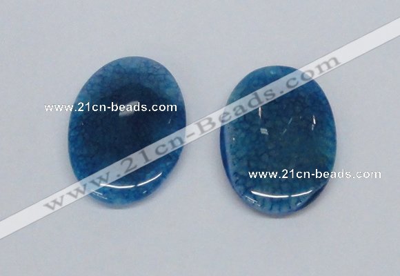 NGP2749 35*50mm oval agate gemstone pendants wholesale