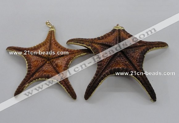 NGP2762 50*55mm - 75*85mm starfish pendants wholesale