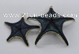 NGP2765 50*55mm - 75*85mm starfish pendants wholesale