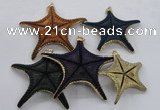 NGP2767 50*55mm - 75*85mm starfish pendants wholesale