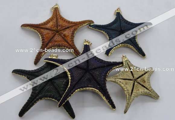 NGP2767 50*55mm - 75*85mm starfish pendants wholesale