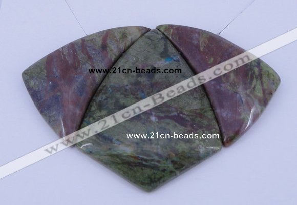 NGP28 Green rain forest stone pendants set jewelry wholesale