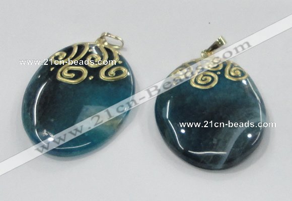 NGP2831 30*35mm - 35*45mm freeform agate gemstone pendants wholesale