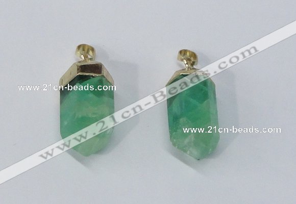 NGP3024 12*30mm – 15*40mm sticks fluorite gemstone pendants