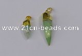 NGP3107 9*20mm – 11*40mm sticks Australia chrysoprase pendants