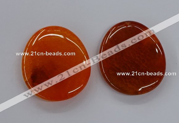 NGP3230 42*52mm - 45*55mm freeform agate gemstone pendants