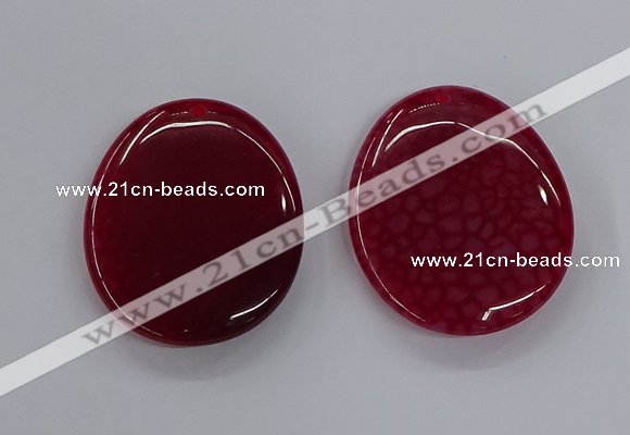 NGP3232 42*52mm - 45*55mm freeform agate gemstone pendants