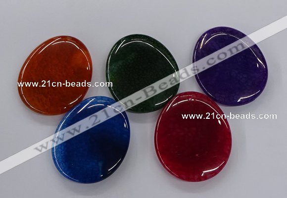 NGP3236 42*52mm - 45*55mm freeform agate gemstone pendants