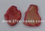 NGP3241 55*65mm - 50*75mm freeform agate slab pendants