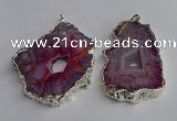 NGP3366 40*45mm - 45*60mm freeform druzy agate pendants