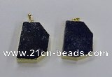 NGP3503 30*40mm - 30*45mm freeform lapis lazuli pendants