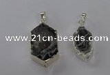 NGP3789 15*25mm - 20*35mm freeform druzy agate pendants