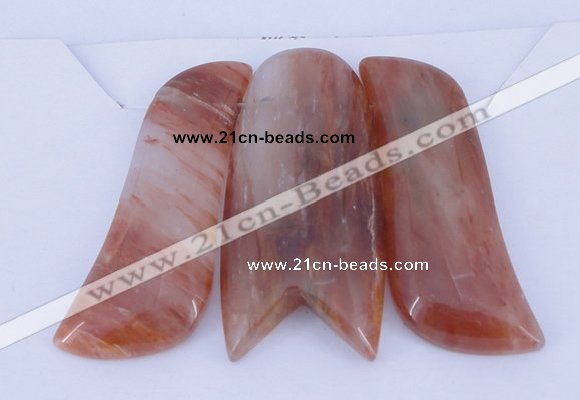 NGP38 Fashion red quartz gemstone pendants set jewelry wholesale