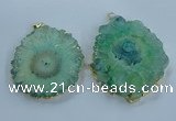 NGP3904 55*65mm - 65*80mm freeform druzy agate pendants