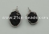 NGP4070 15*20mm – 20*30mm freeform tektite gemstone pendants