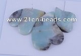 NGP41 Fashion amazonite gemstone pendants set jewelry wholesale