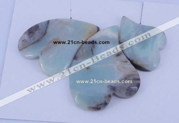 NGP41 Fashion amazonite gemstone pendants set jewelry wholesale