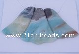 NGP42 Fashion amazonite gemstone pendants set jewelry wholesale