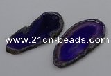 NGP4247 30*50mm - 45*75mm freefrom agate pendants wholesale