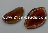 NGP4258 35*50mm - 45*80mm freefrom agate pendants wholesale