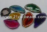 NGP4264 35*50mm - 45*80mm freefrom agate pendants wholesale