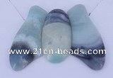 NGP43 Fashion amazonite gemstone pendants set jewelry wholesale