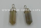 NGP5011 8*30mm sticks agate gemstone pendants wholesale