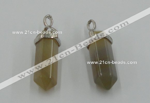 NGP5011 8*30mm sticks agate gemstone pendants wholesale