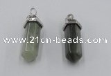 NGP5017 8*30mm sticks seaweed quartz pendants wholesale