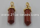 NGP5031 8*30mm sticks goldstone pendants wholesale