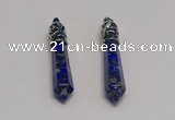 NGP5409 10*65mm sticks lapis lazuli gemstone pendants wholesale