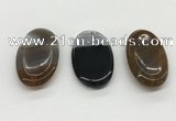 NGP5505 28*50mm oval agate gemstone pendants wholesale