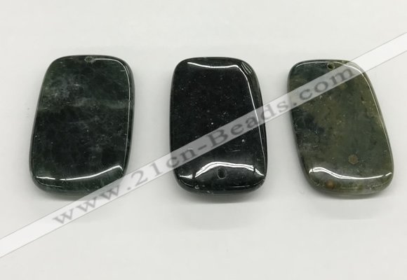 NGP5515 30*50mm rectangle ocean agate pendants wholesale