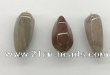 NGP5552 14*40mm - 23*58mm teardrop jade pendants wholesale