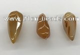 NGP5553 14*40mm - 23*58mm teardrop agate gemstone pendants