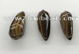 NGP5563 14*40mm - 23*58mm teardrop yellow tiger eye pendants