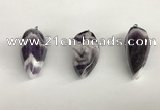 NGP5570 18*40mm - 23*58mm teardrop dogtooth amethyst pendants