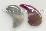 NGP5828 28*60mm wing agate gemstone pendants wholesale