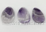 NGP5855 30*50mm - 40*60mm freeform dogtooth amethyst pendants