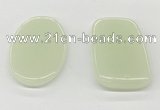 NGP5866 30*50mm freeform moonstone pendants wholesale