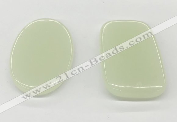 NGP5866 30*50mm freeform moonstone pendants wholesale