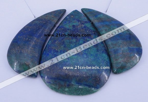 NGP59 Fashion chrysocolla gemstone pendants set jewelry wholesale