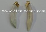 NGP6084 12*60mm – 18*65mm horn wolf tooth pendants wholesale