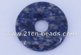 NGP611 5pcs 7*40mm new sodalite gemstone donut pendants wholesale