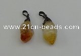 NGP6418 12*28mm - 15*30mm nuggets citrine gemstone pendants