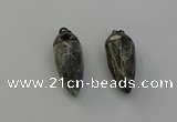 NGP6440 12*24mm - 15*30mm faceted bullet labradorite pendants