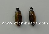 NGP6444 12*24mm - 15*30mm faceted bullet yellow tiger eye pendants