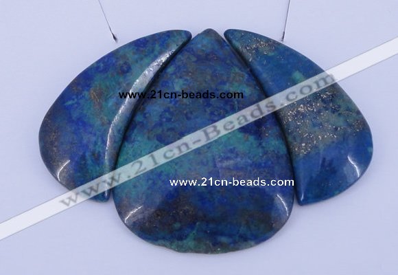 NGP67 Fashion chrysocolla gemstone pendants set jewelry wholesale